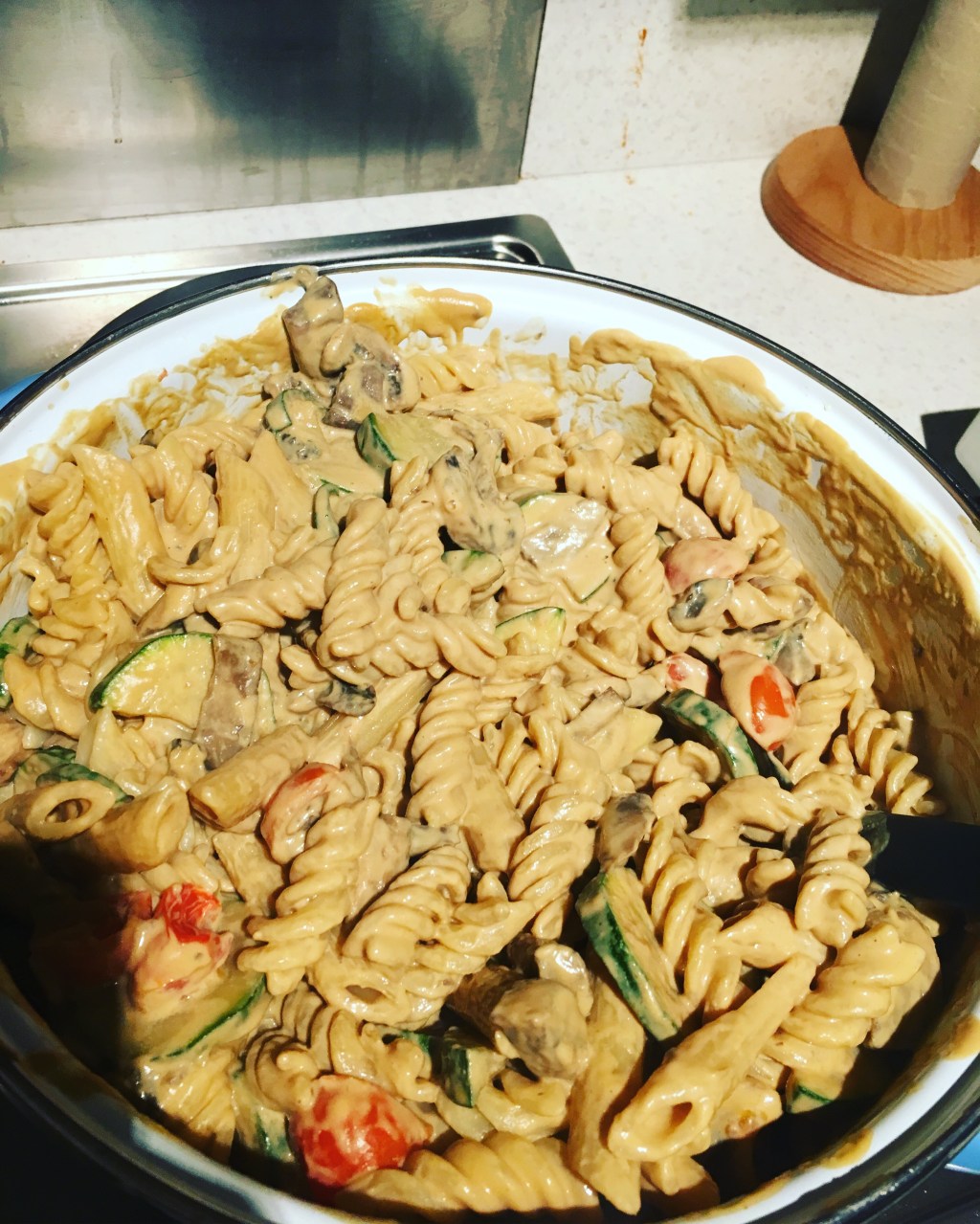 Vegan Vegetable Cashew Cream&nbsp;Pasta